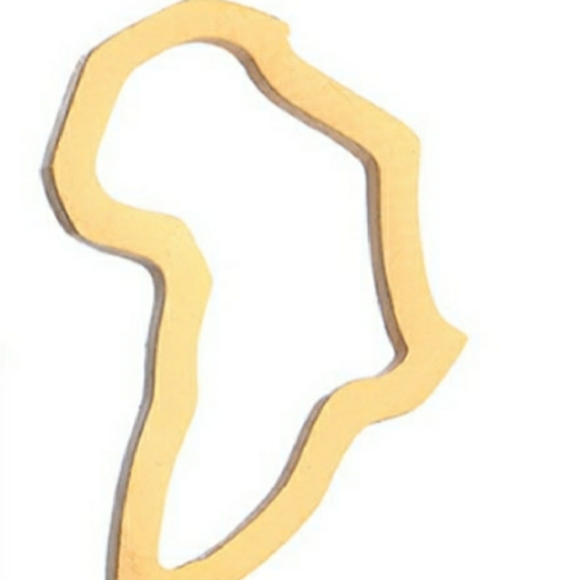 Africa continent stud - Picture 2 of 3